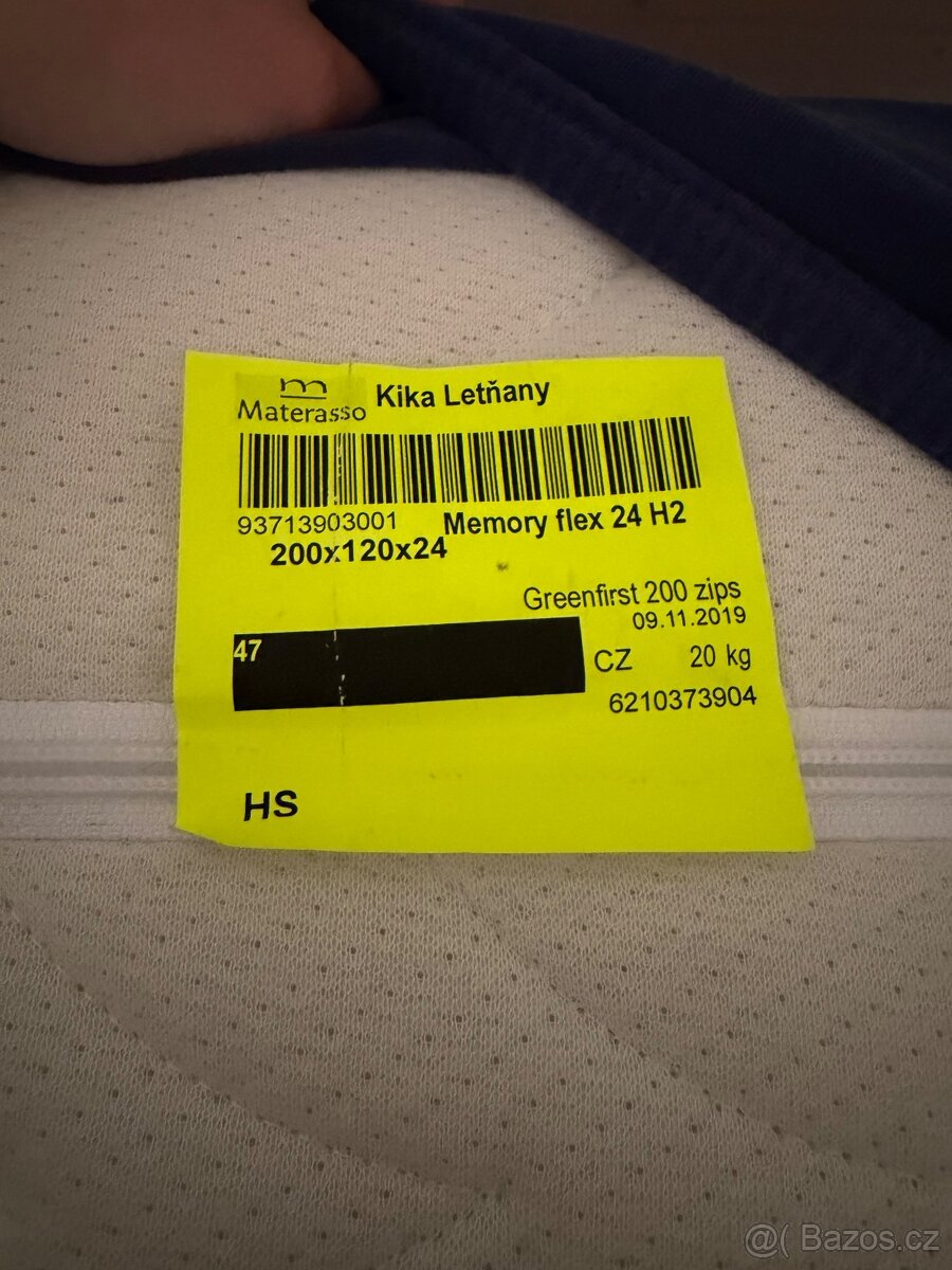 Matrace Materasso Memory Flex 24 H2 - 3