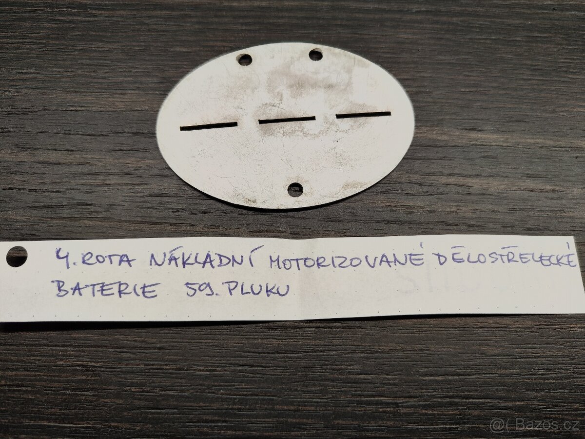 ID vojenská osobní známka Wehrmacht - 3