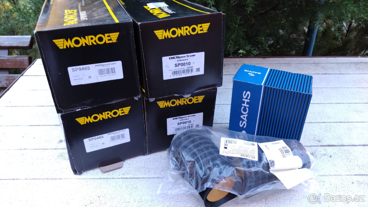 NOVÉ Monroe Pružiny Ford Sierra DOHC+prachovky