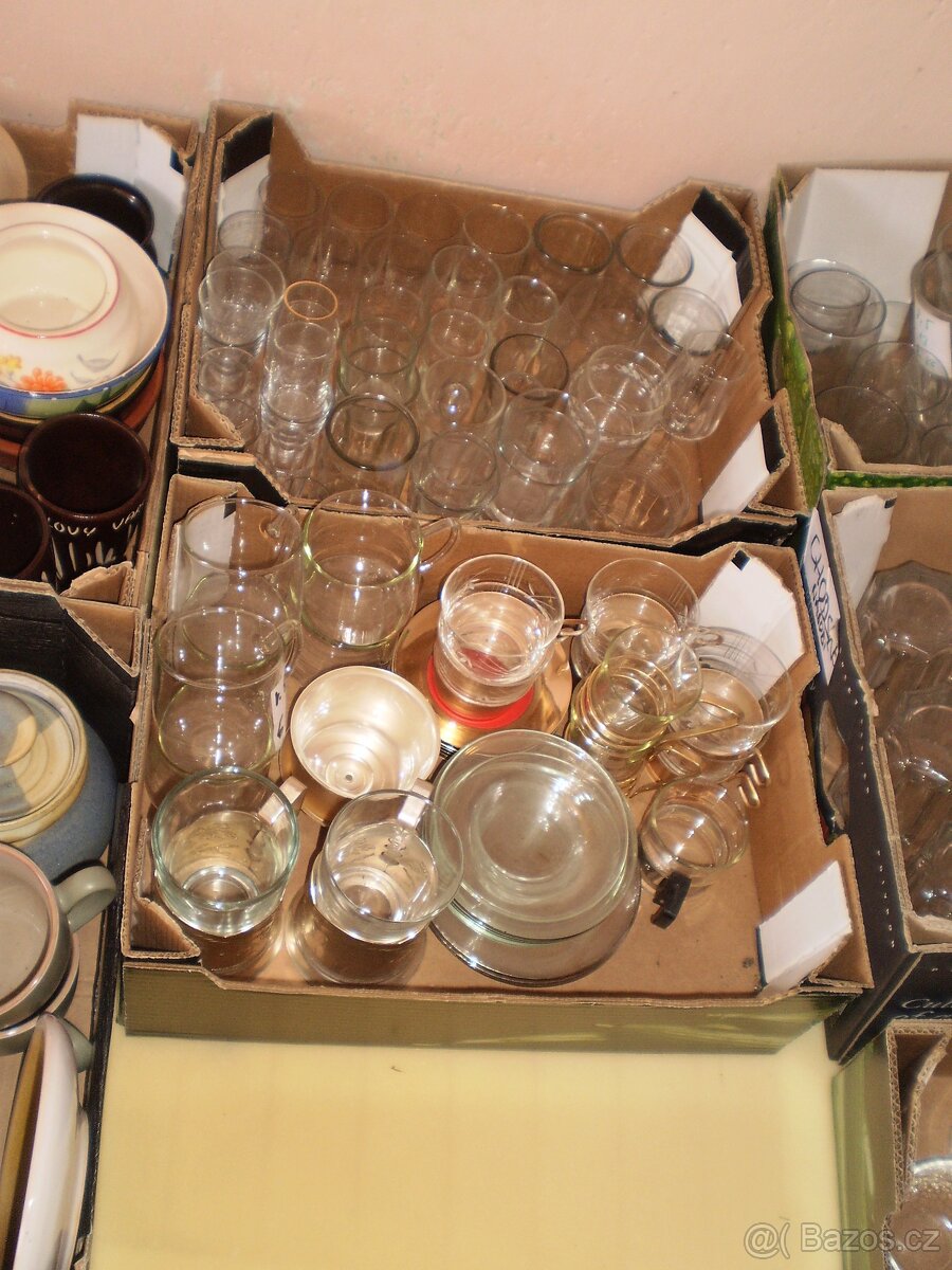 sklo - porcelán - keramika - veteš - výběr - 3