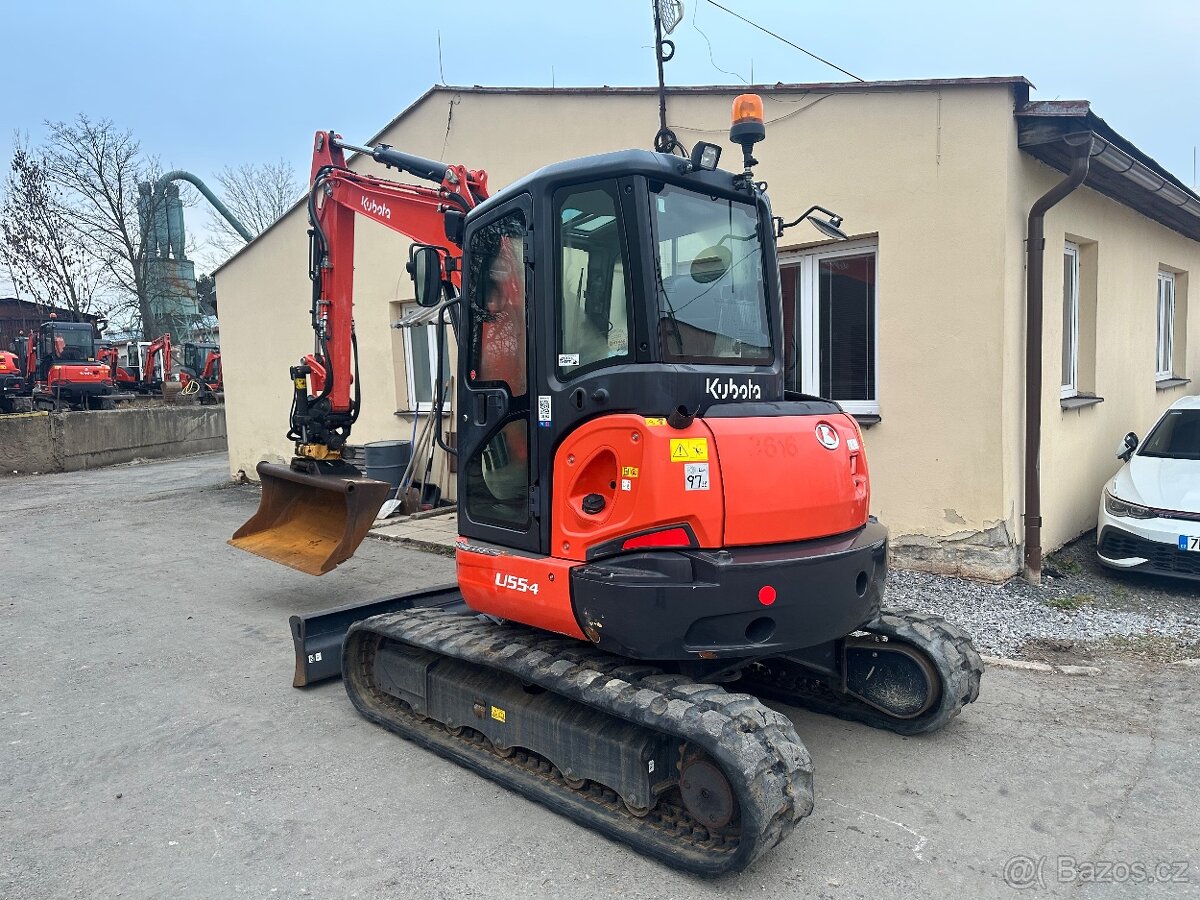 Pásový bagr Kubota U55-4,r.v.2020,1331MTH, ENGCON, KLIMA - 3