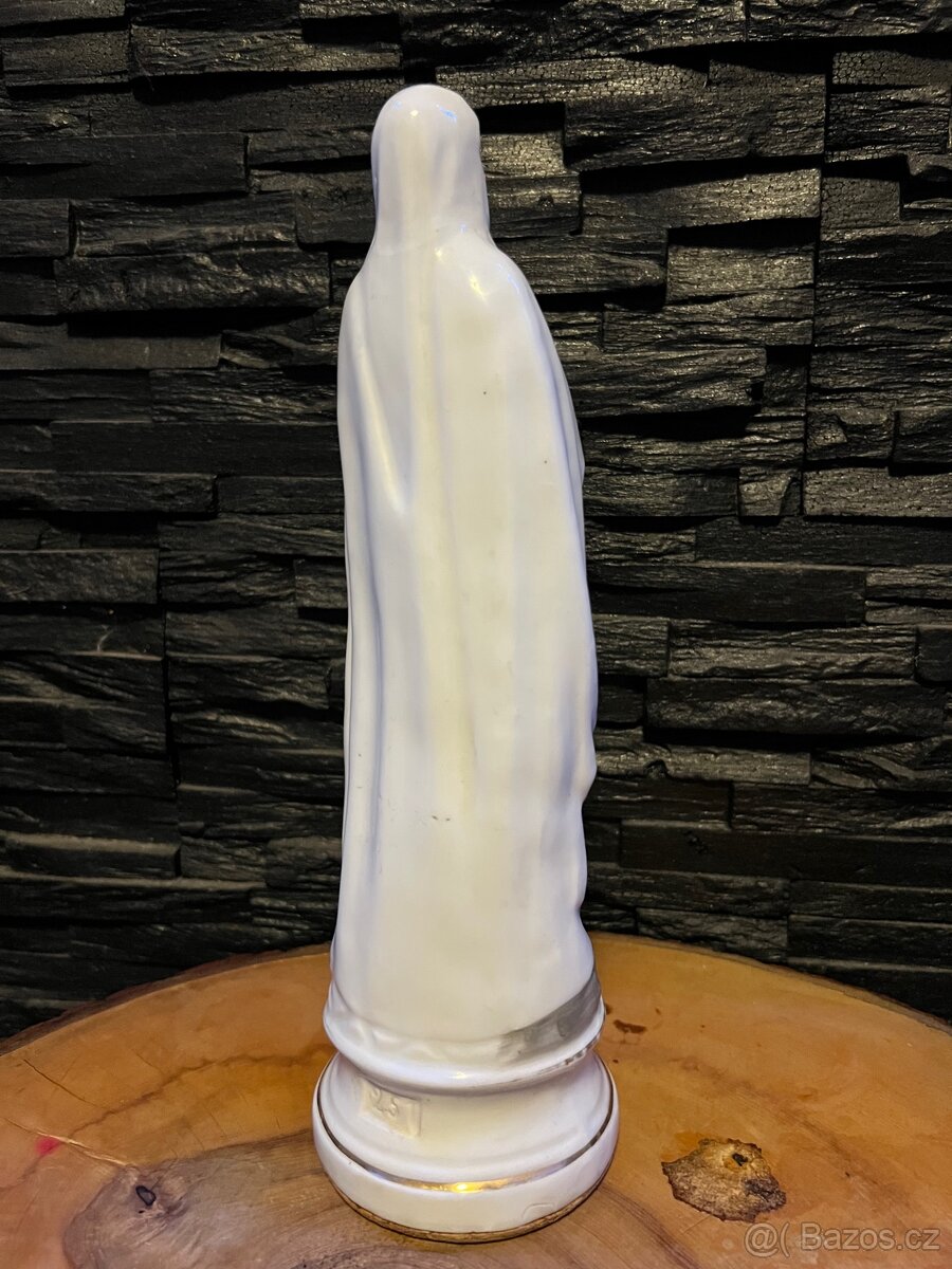 Porcelánová Panna Maria Ludrská - 3