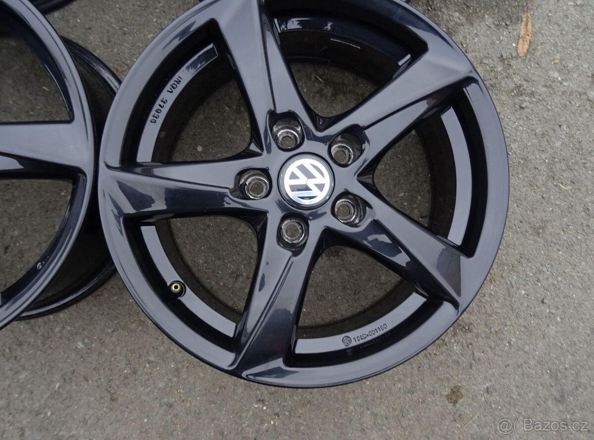 Alu disky černé Volkswagen, 16", 5x112, ET 35, šířka 7J - 3