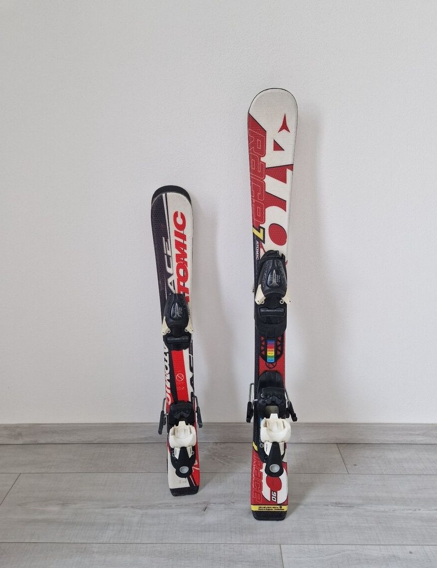 Lyže Atomic s vázáním, délka 90 a 70cm - 3