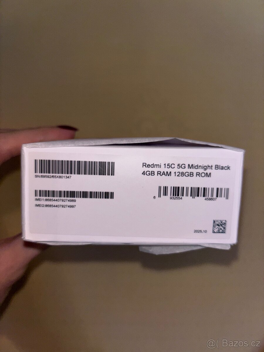 Redmi 15C 5G Midnight Black 4GB RAM 128GB - 3