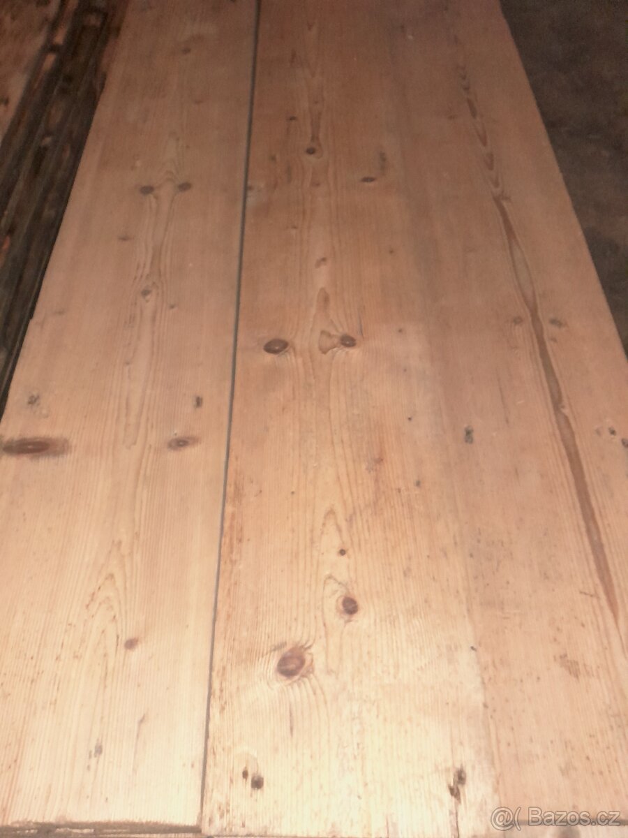 Prodám staré kartáčované fošny. - 3