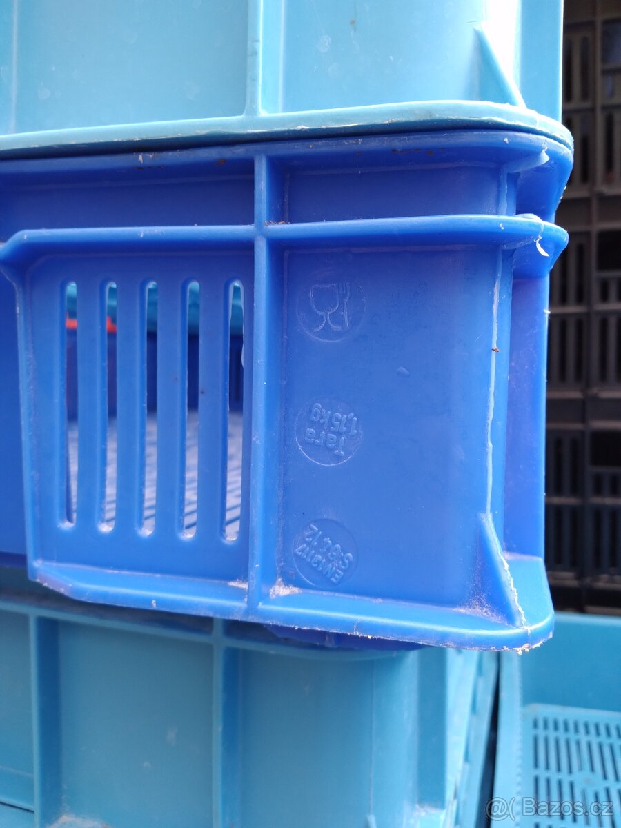 Plastové přepravky OZ ,nízké, barvené - 3