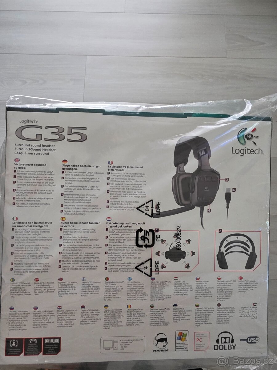 Logitech G35 Surround Sound Headset - 3