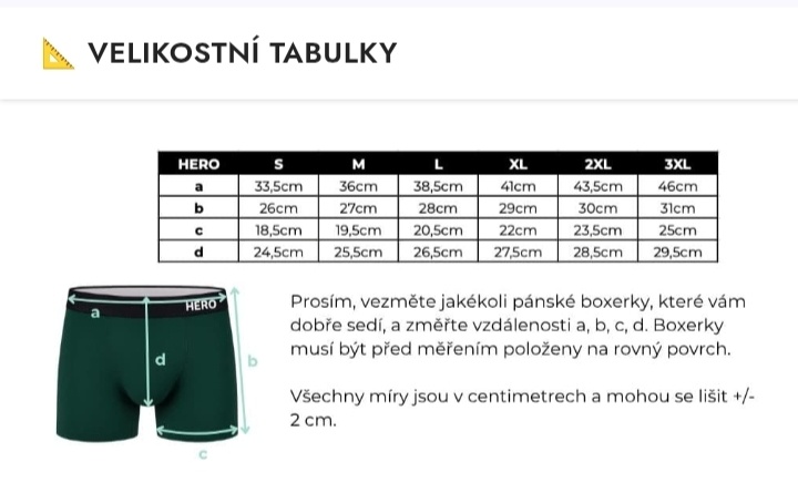 Nové boxerky Hero 2XL - 3