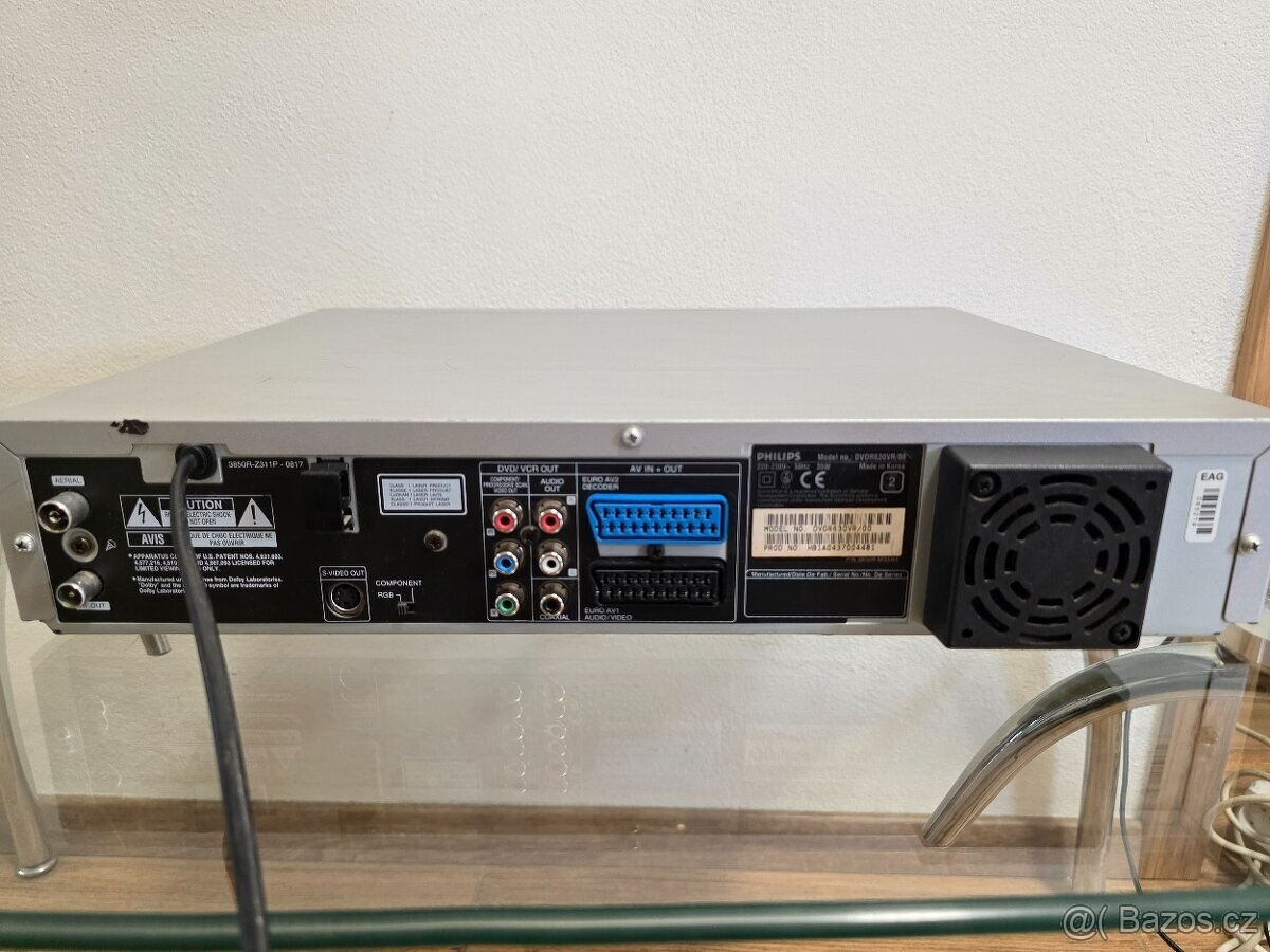 Philips DVD/VCR recorder DVDR630VR - 3