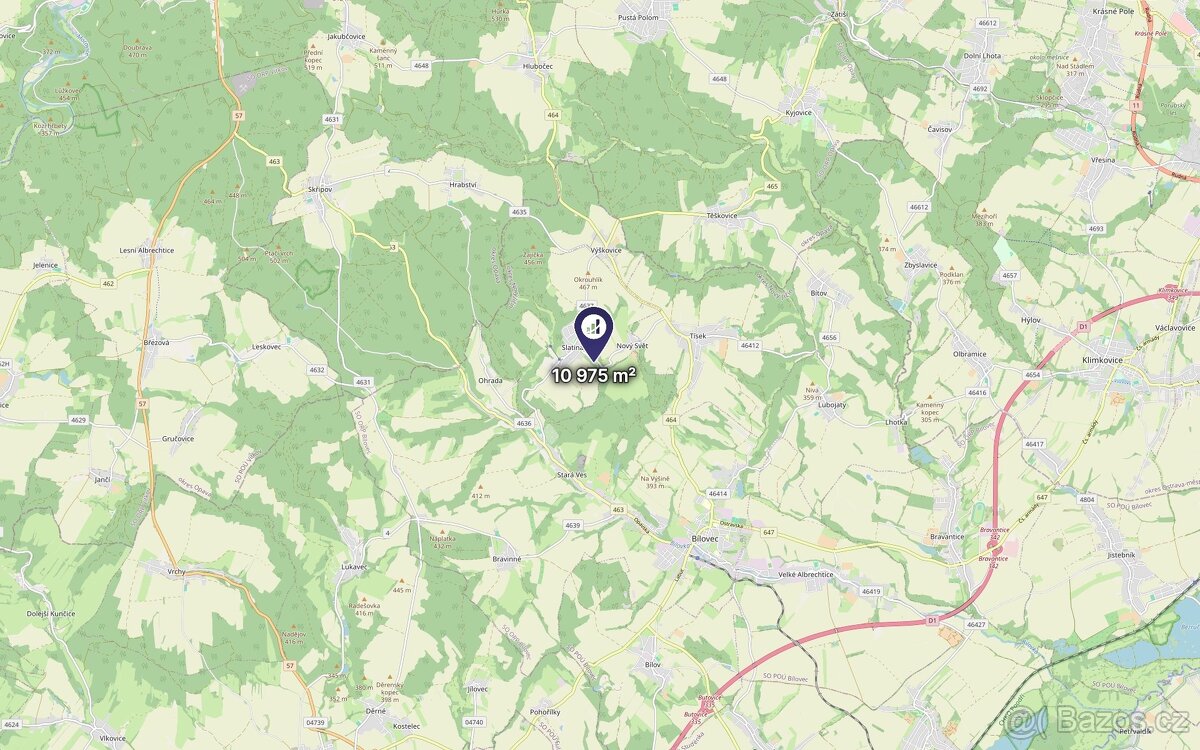 Prodej pole v k.ú. Slatina u Bílovce - 3