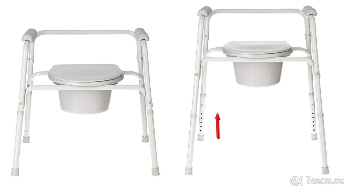 Toaletní křeslo nepojízdné - 3