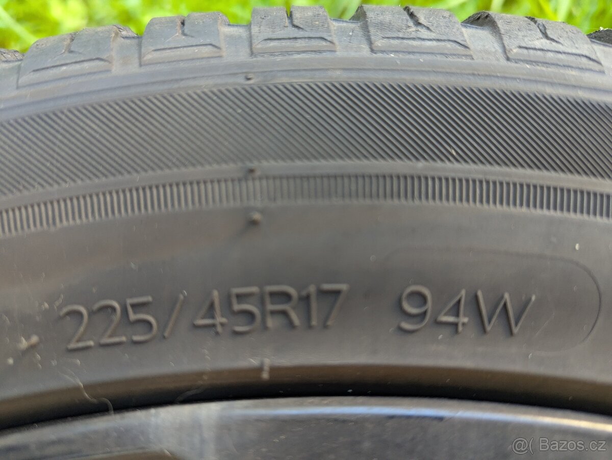 Alu kola Dezent + celoroční pneu Hankook Kinergy 4S2 R17 - 3