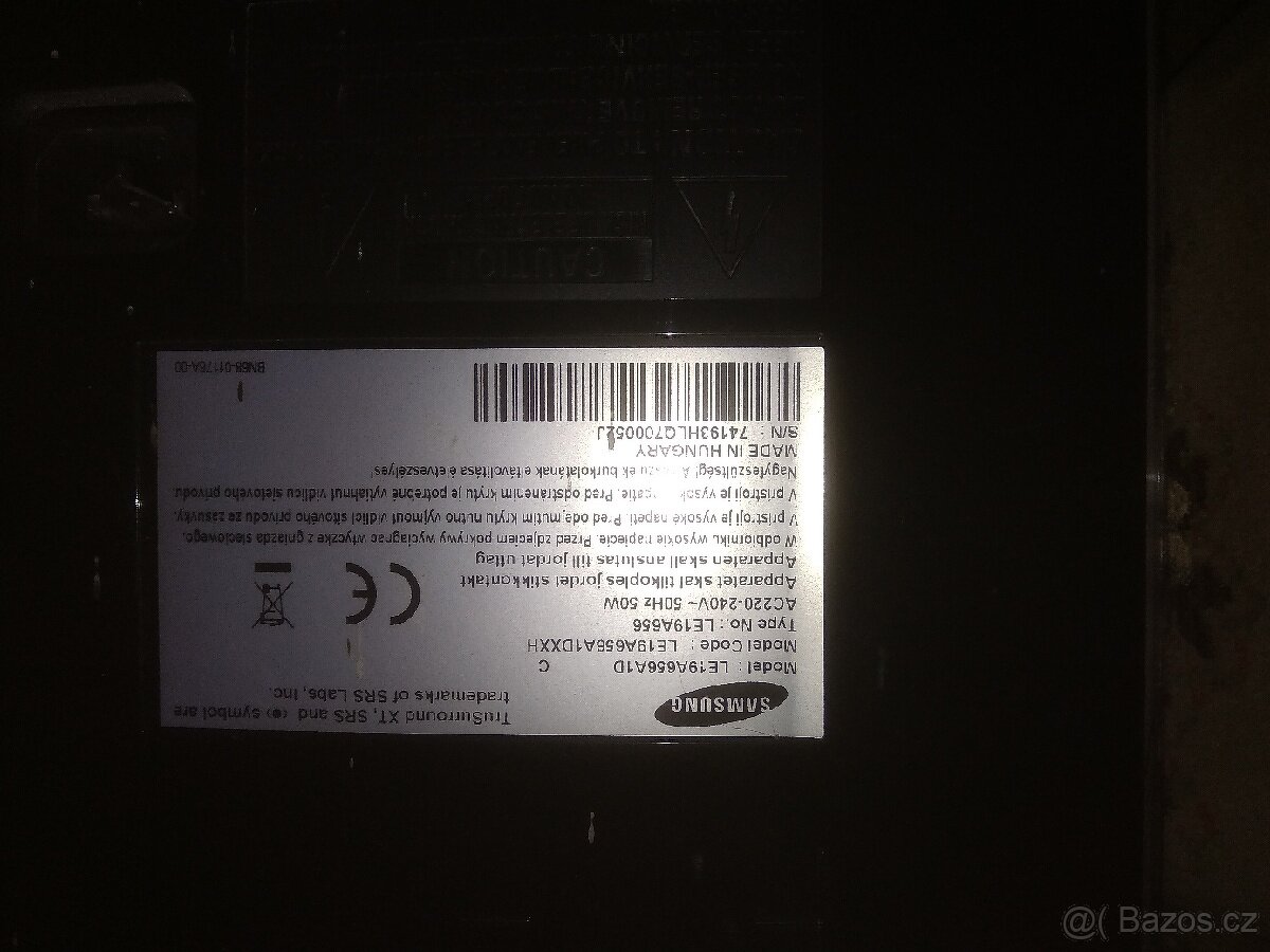 Prodám tv Samsung LE19A656A1D - 3