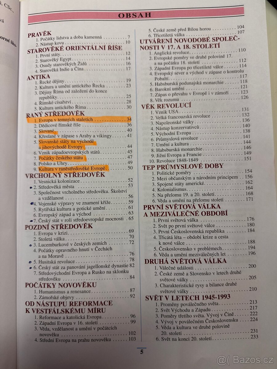 Dějepis pro střední odborné školy SPN - 3