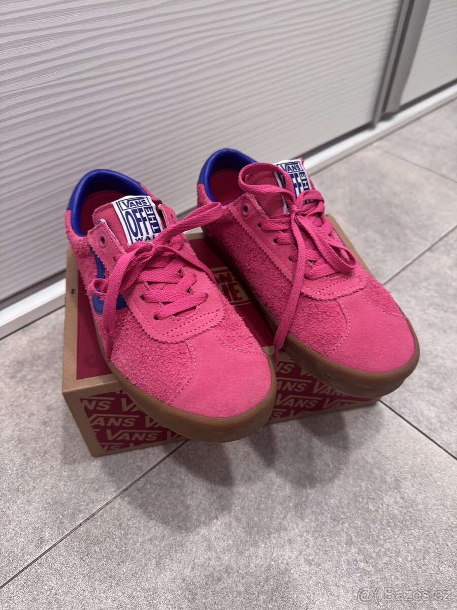 Vans dámské tenisky, semišové, vel. 38 - 3