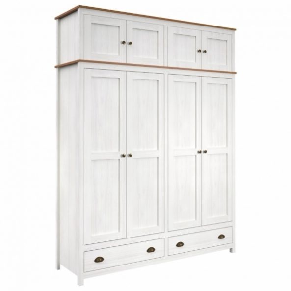 Dřevěná skříň 4dveřová TOPAZIO - 3