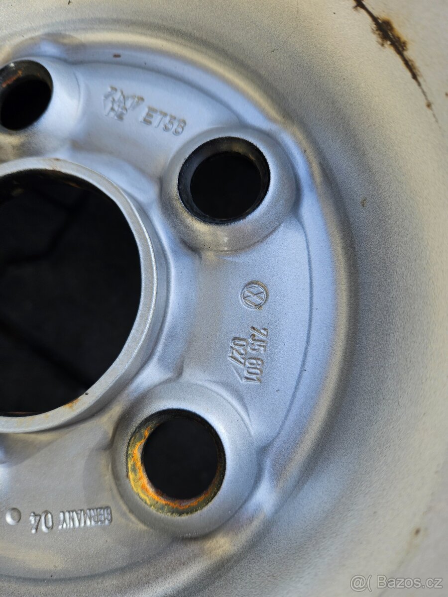 Originální zátěžové VW T5 Zimní Dunlop 215/60 R17C - 3