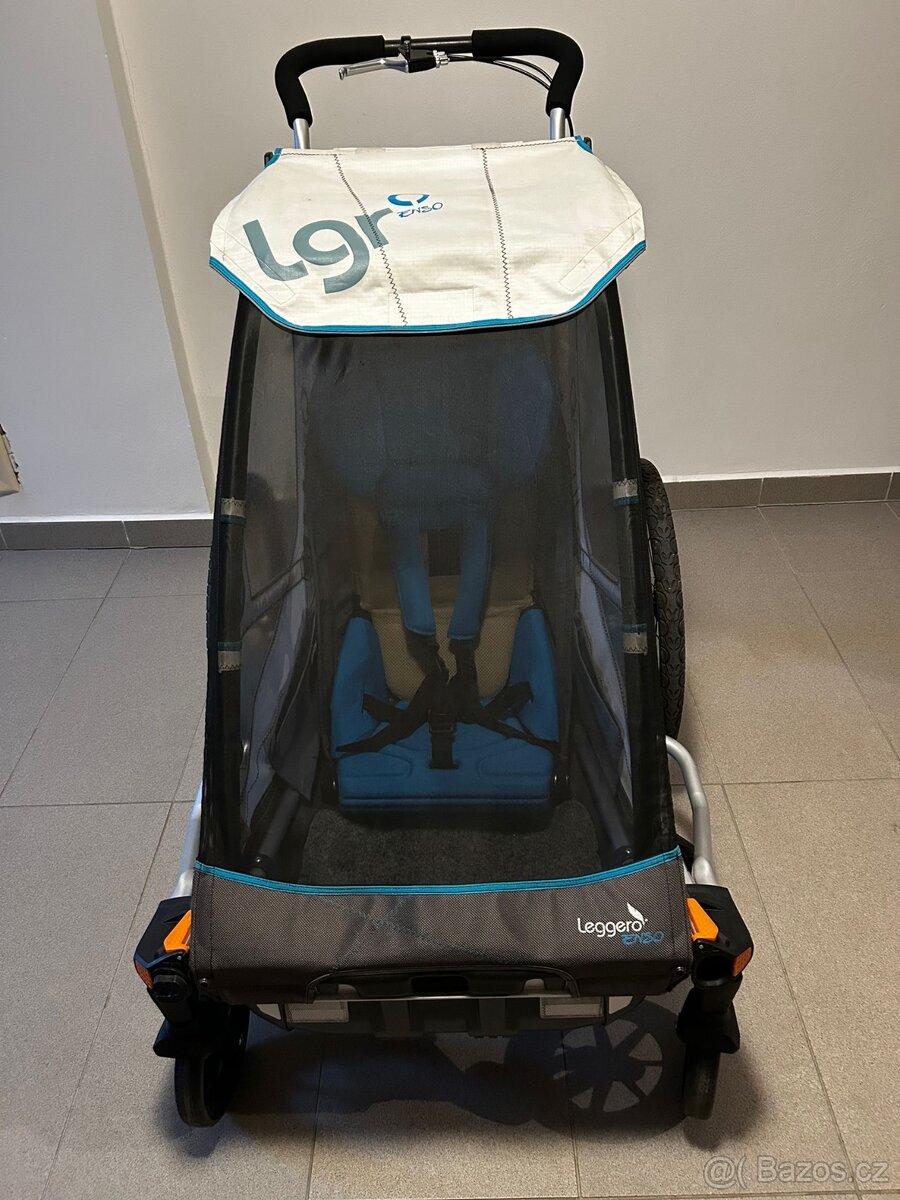 Cyklovozík Leggero Enso I Complete Sport Sail bílý - 3