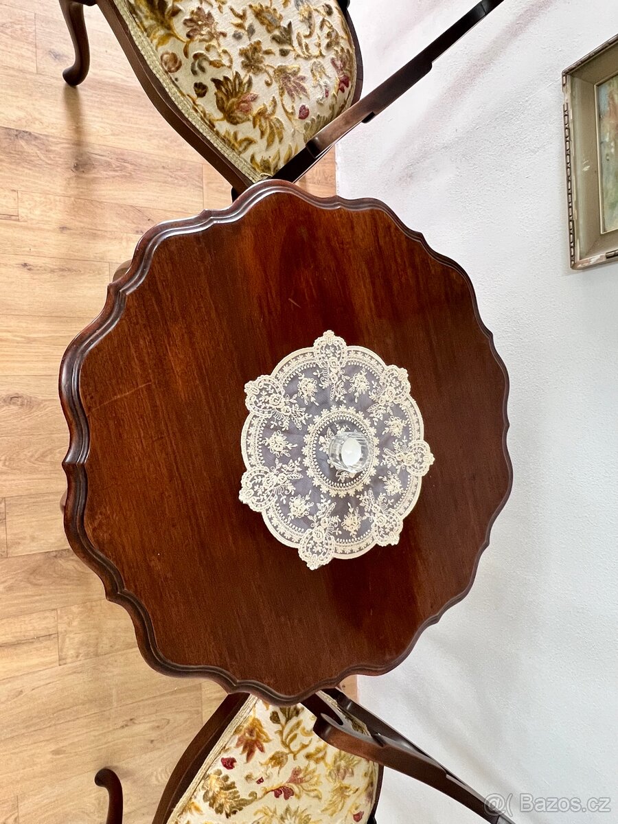 Stylová sada nábytku – 2 křesla + stolek - 3