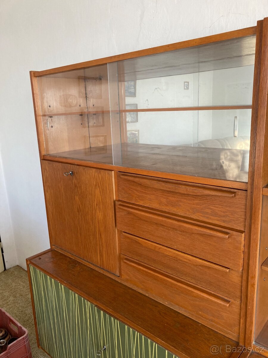 Retro obývací stěna - 3