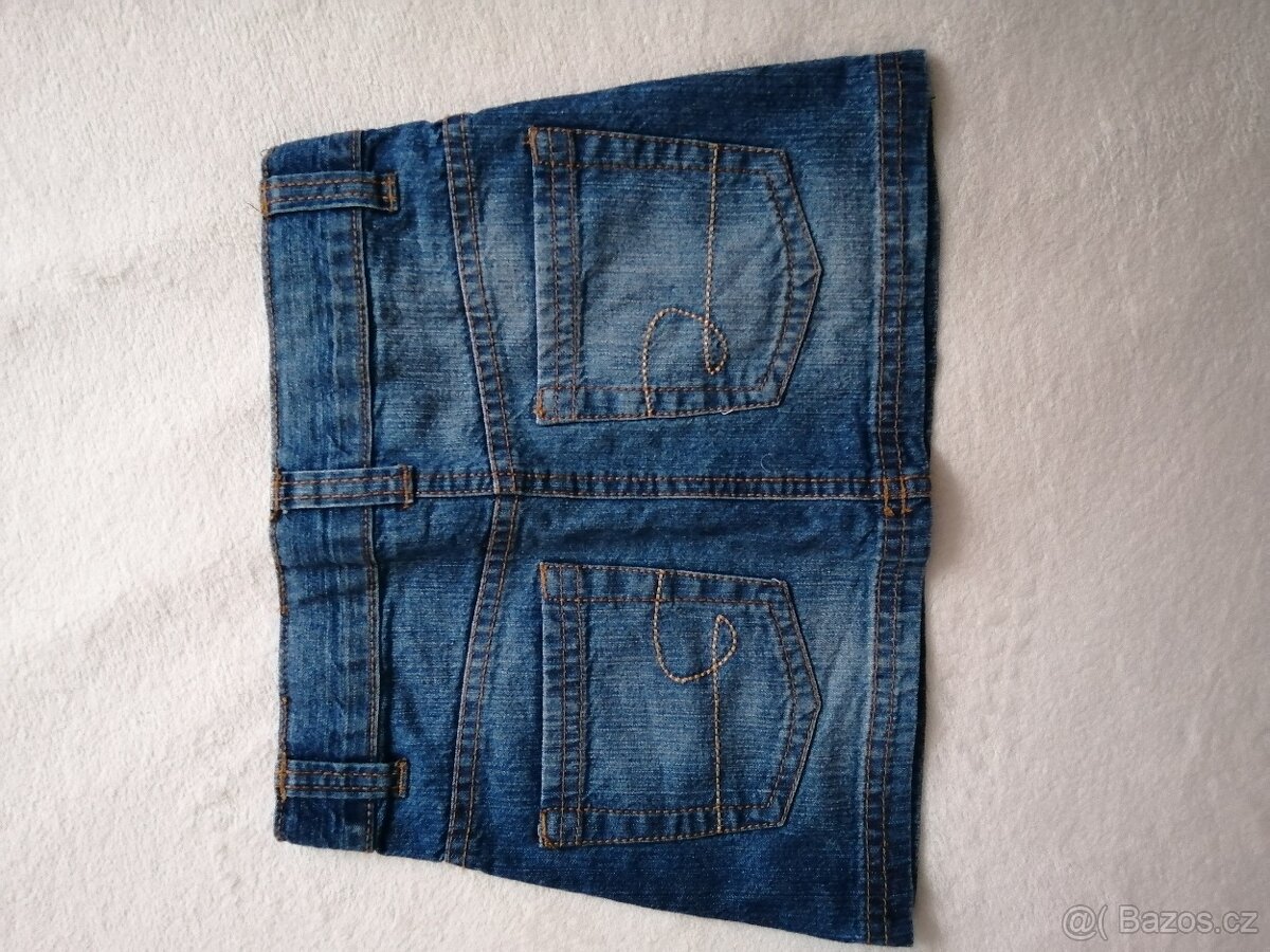 Riflová sukně Alive vel. 116 - 3