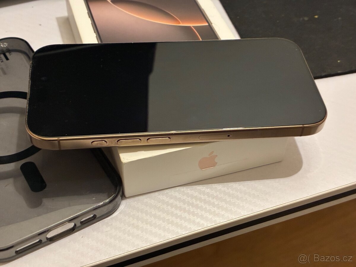 Apple IPhone 16 pro 128GB, DESERT TITANIUM, jako nový - 3