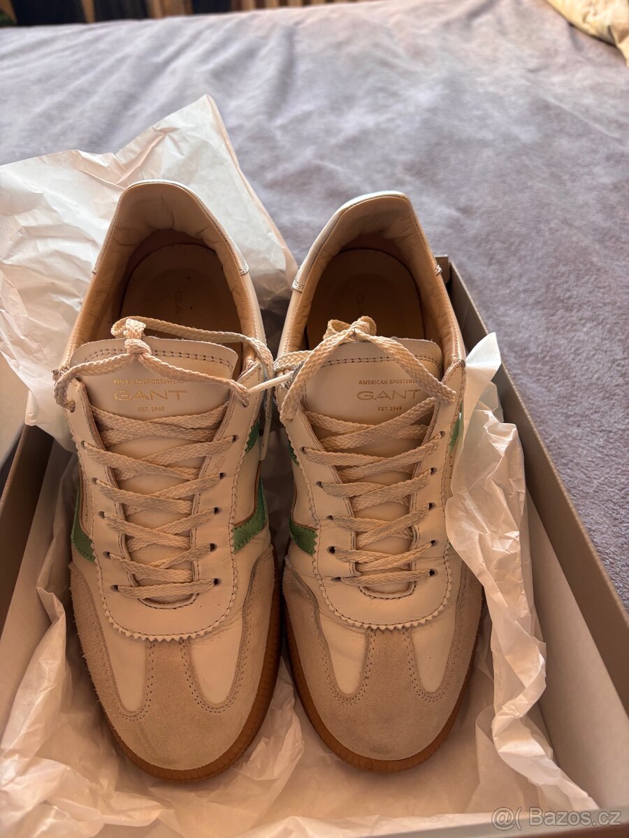 GANT -Dámské kožené tenisky vel. 38 - 3
