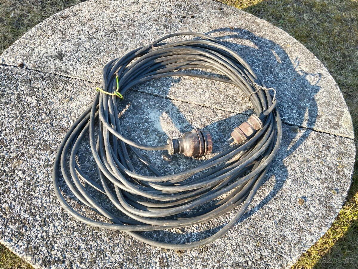 Prodám prodlužovací kabely guma - 3