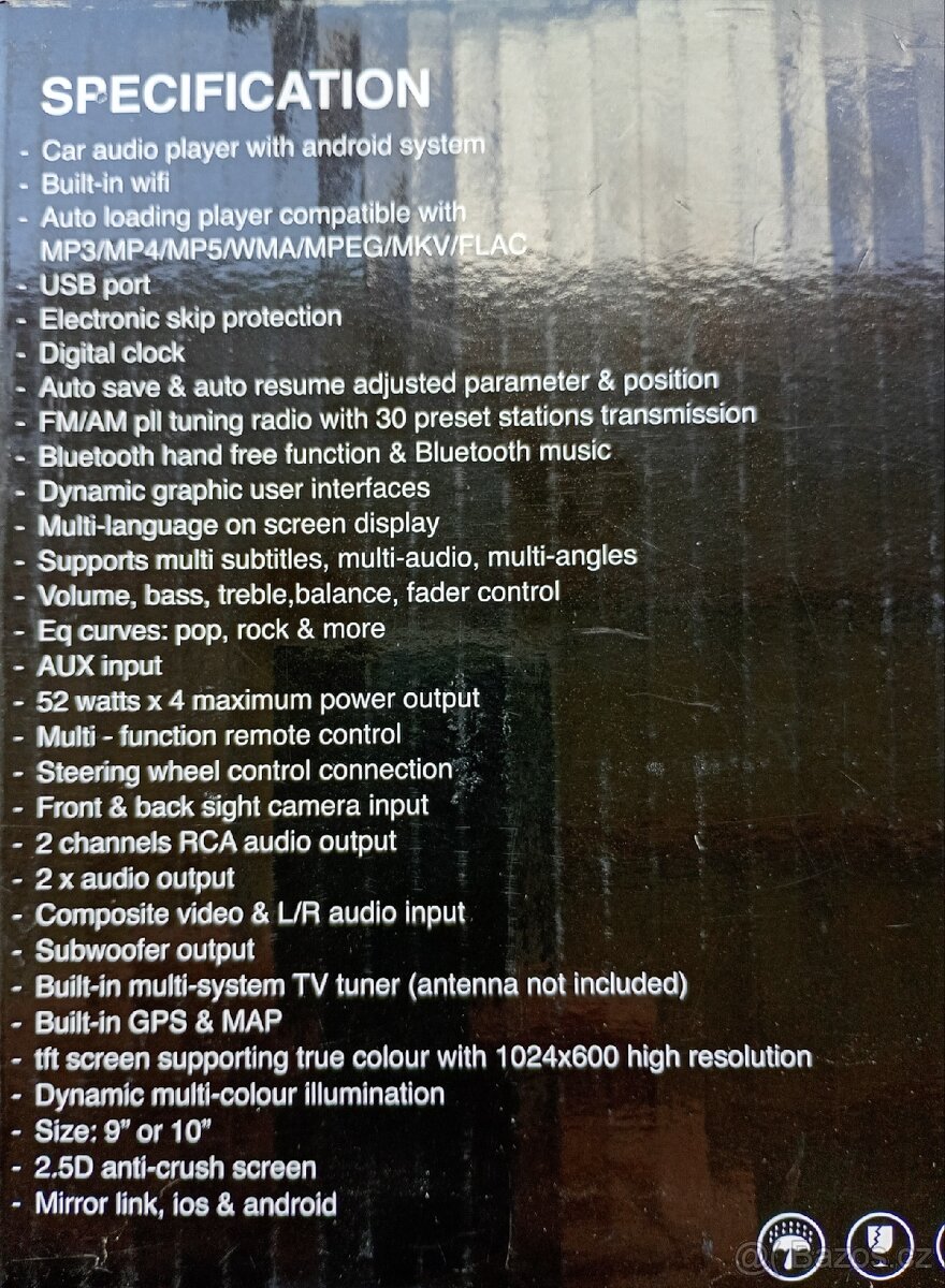 Uni rádio 2din" 10" - 3