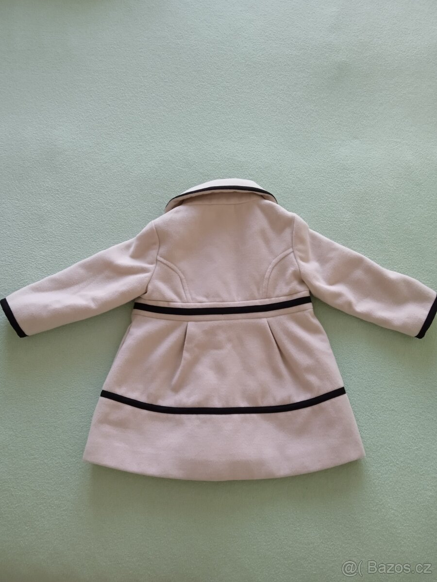 Béžový zimní kabátek Next - 3