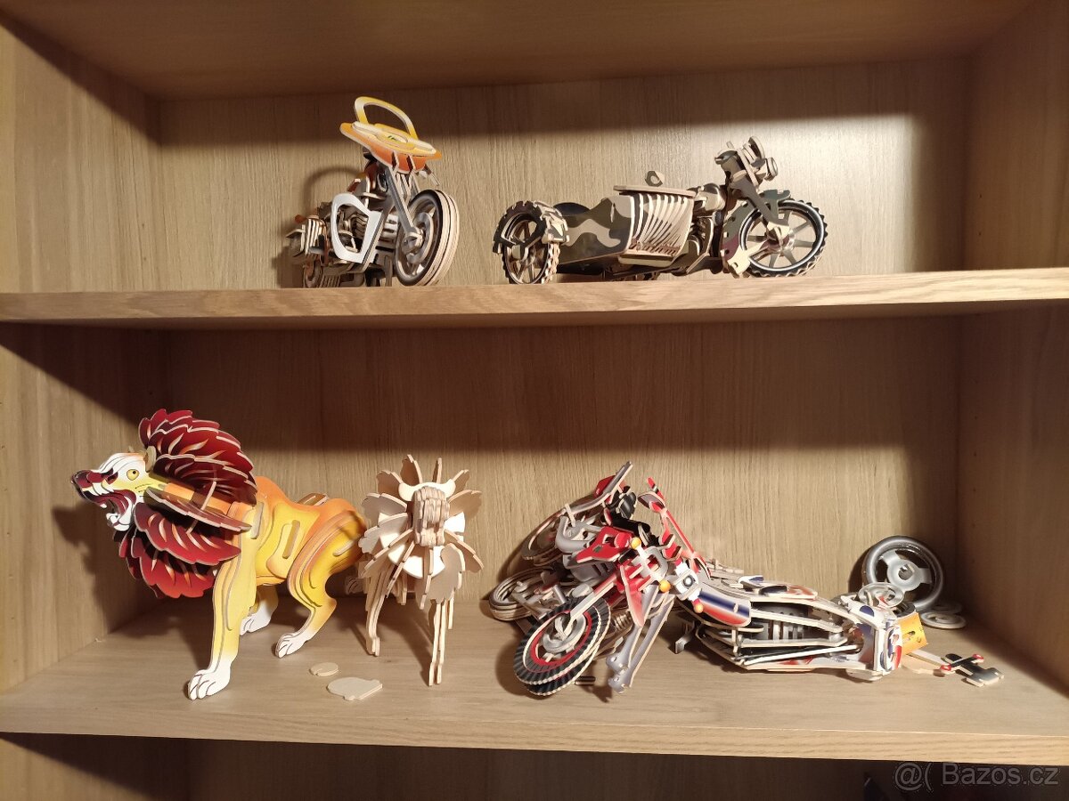 Sbírka dřevěných puzzlí - 3