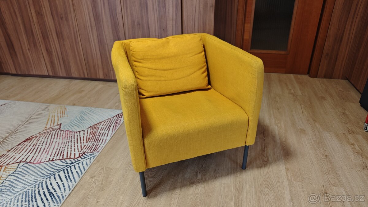 IKEA ekero žluté křeslo - 3