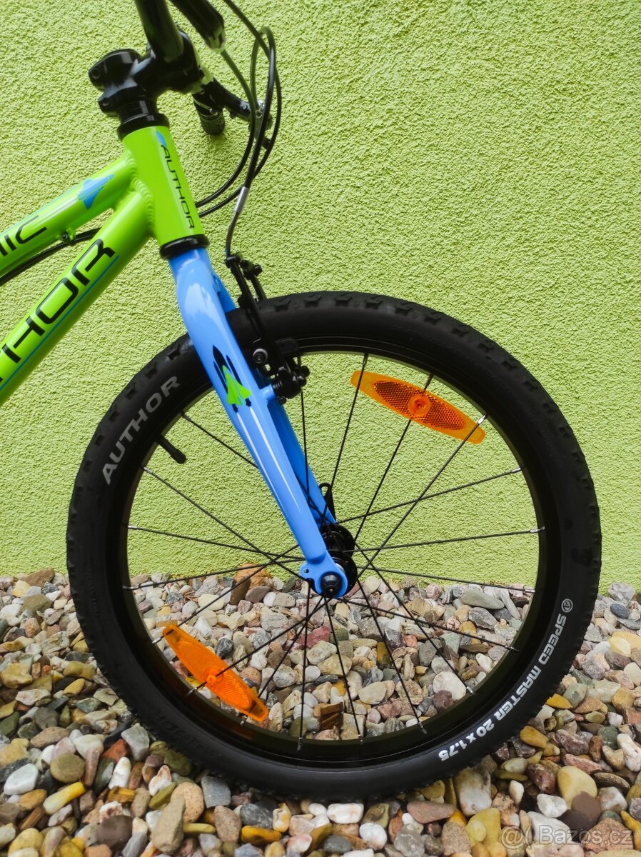 Značkové dětské kolo Author Cosmic 20" (zelená/modrá) - 3