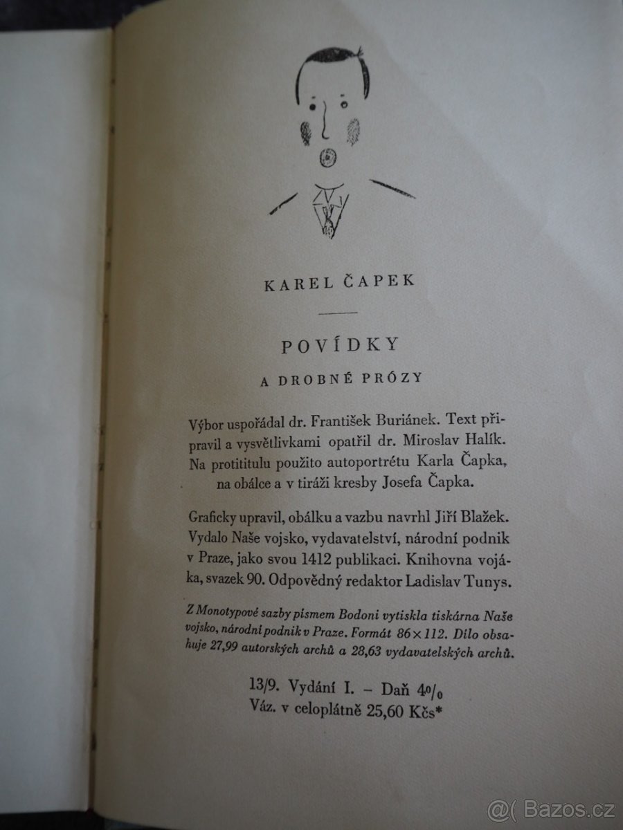 Karel Čapek: Povídky a drobné prózy - 3