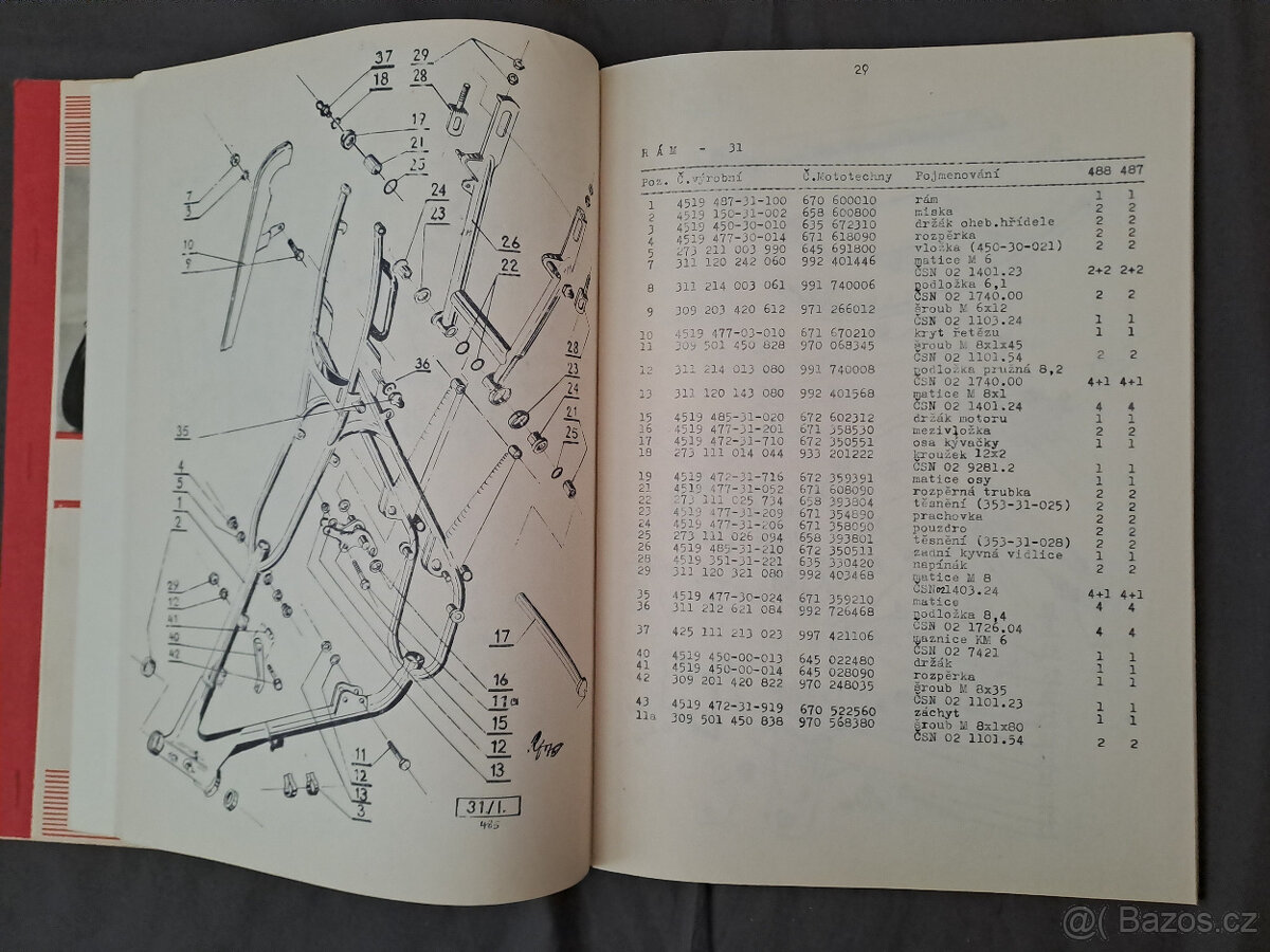 Jawa, ČZ, MZ, BSA - katalogy ND, servisní příručky, manuály - 3