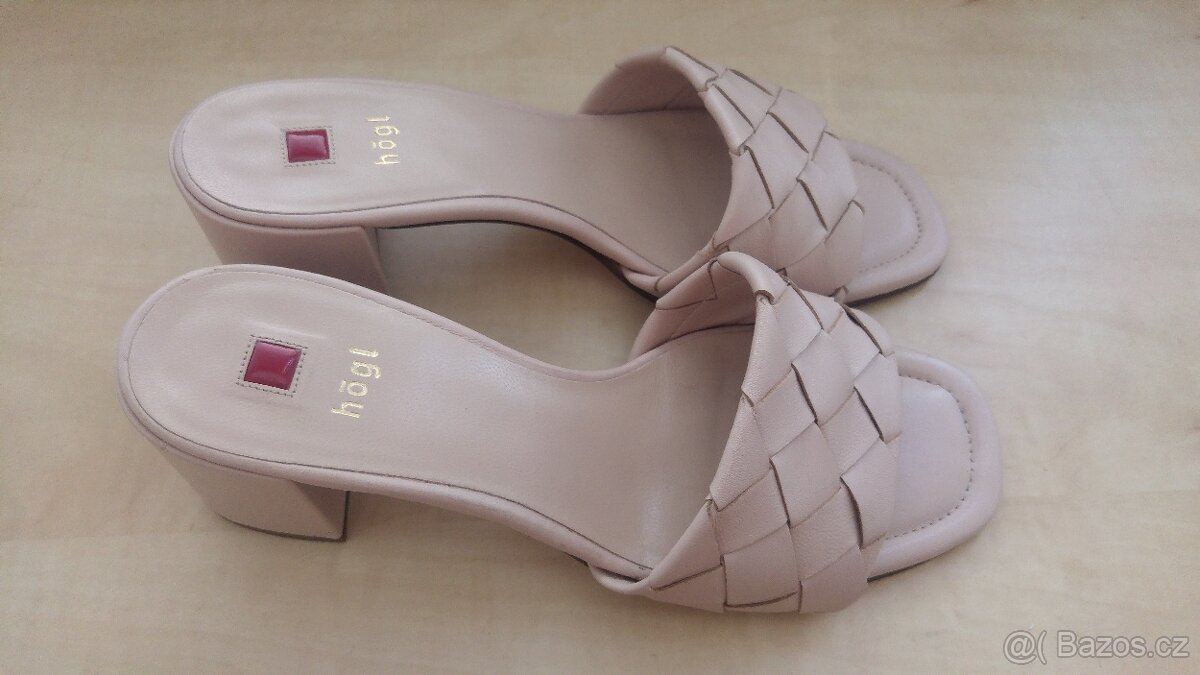 Damske kozene pantofle, strevice, nazouvaky Högl - 3