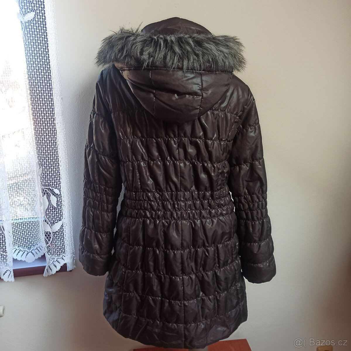 dámský zimní kabát s kapucí 44 - 46 TOP STAV - 3