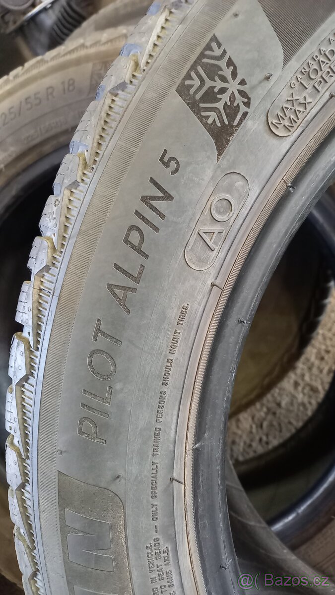 225/55/18 zimní Michelin 5mm( možná domluva na ceně) - 3