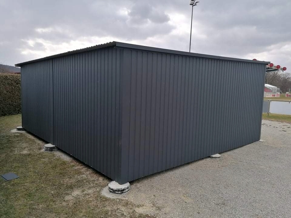 Plechová dvojgaráž 6x5m - 3