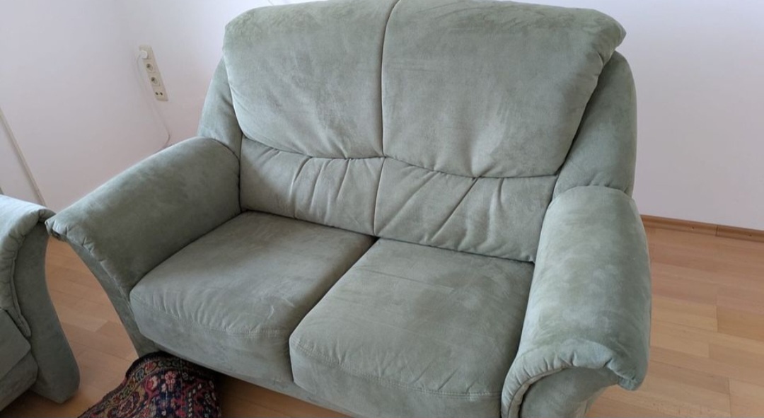 Sedací souprava Alcantara zelená Ergoselect. - 3