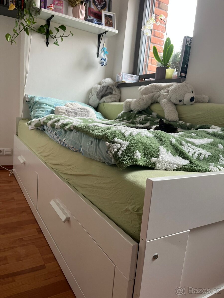 IKEA BRIMNES rozkládací rám postele - 3