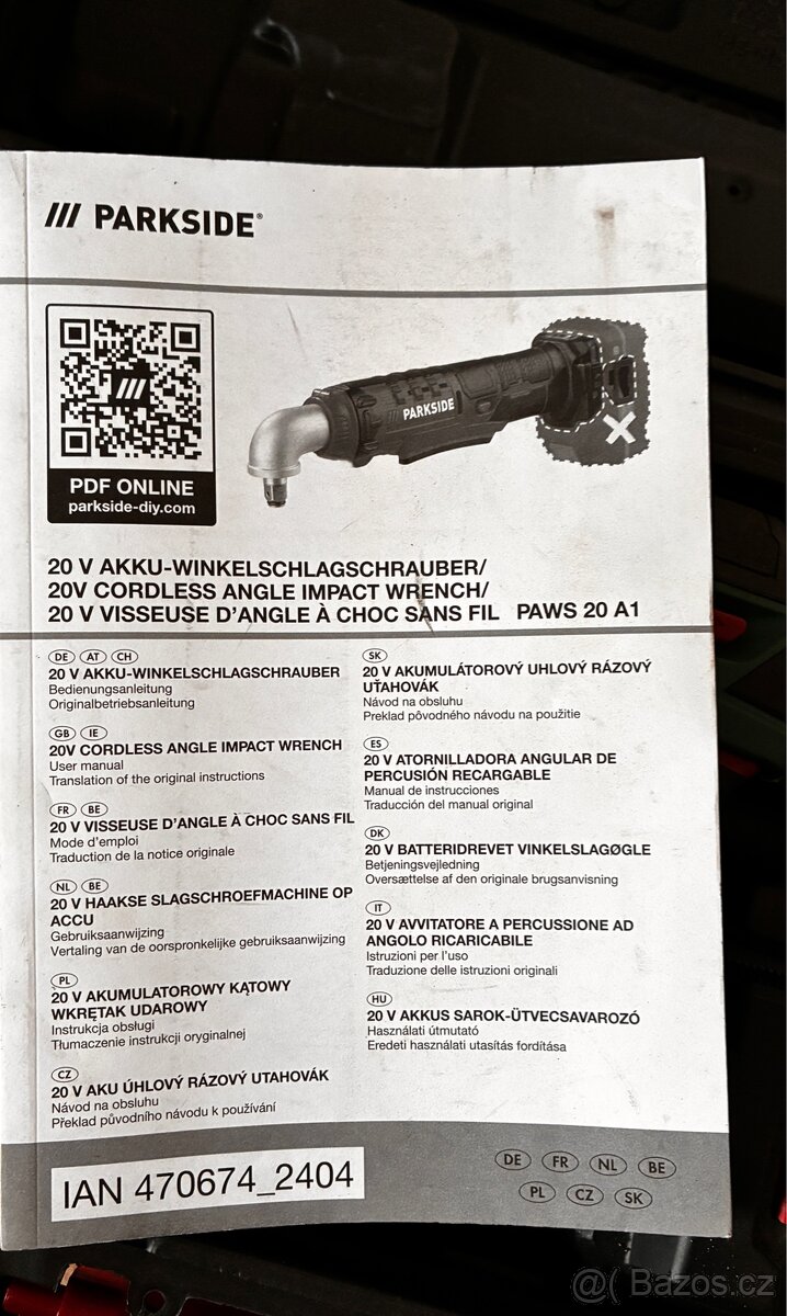 Úhlový rázový utahovák PARKSIDE - 3