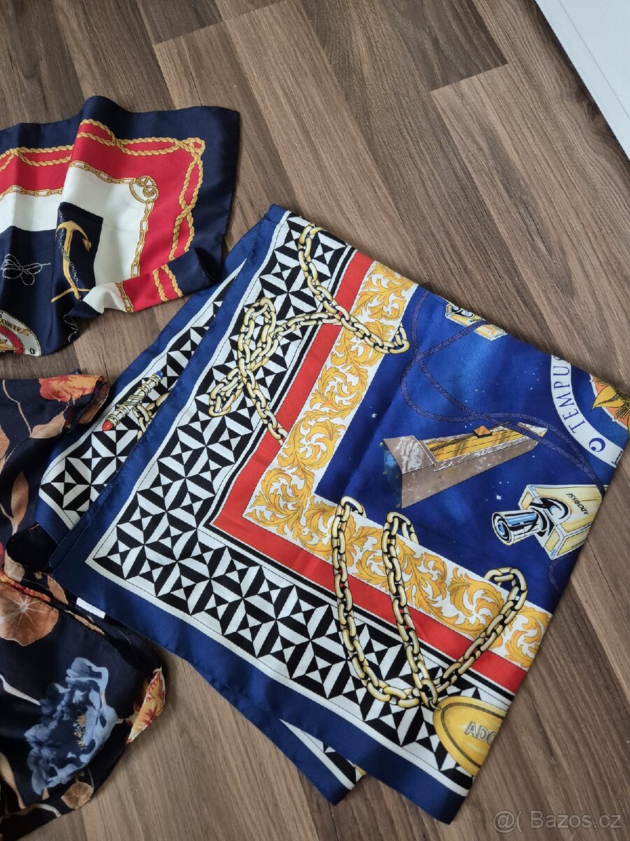 3x dámský šatek na krk - 3