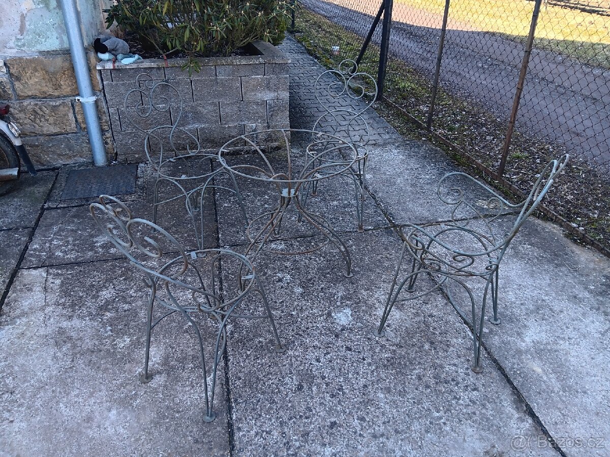 Zahradní kovový nábytek - 3