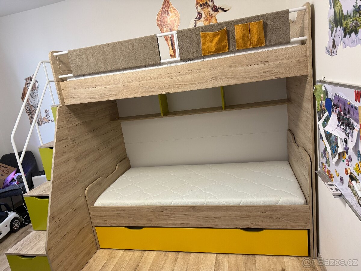 Patrová postel se 3 lůžky - 3