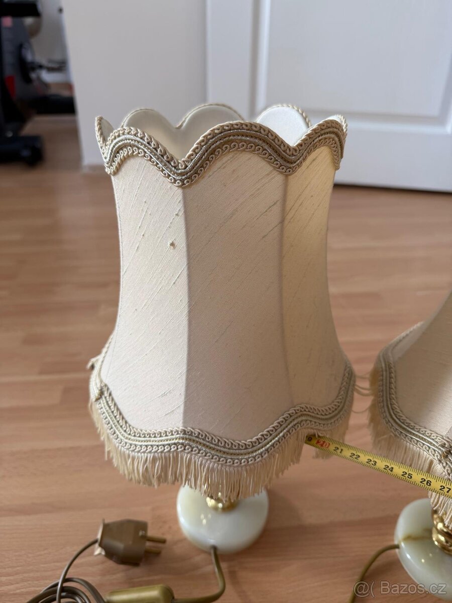 Lampičky se zlatým zdobením - 3