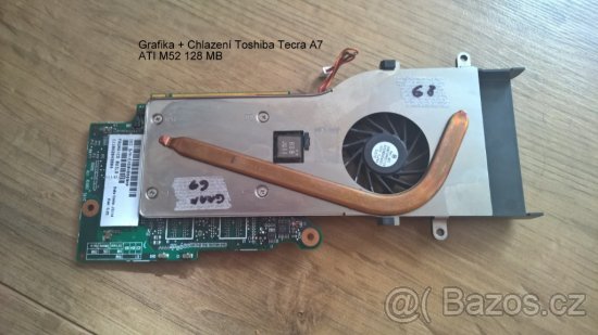 Prodám chlazení a grafiky na notebooky. - 3