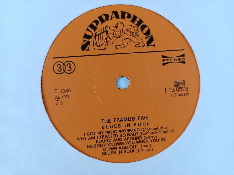 The Framus Five – Blues In Soul (LP - stereo) - 3