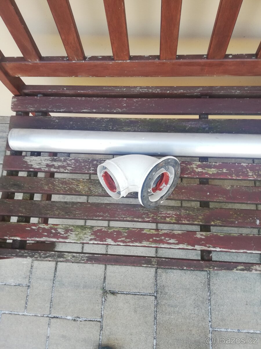 Kolínko + roura vnitřní na turbokotel - 3